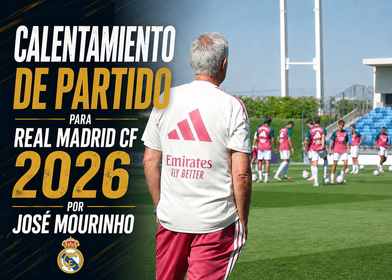 Calentamiento de partido para Real Madrid CF 2026 | Metodología de José Mourinho