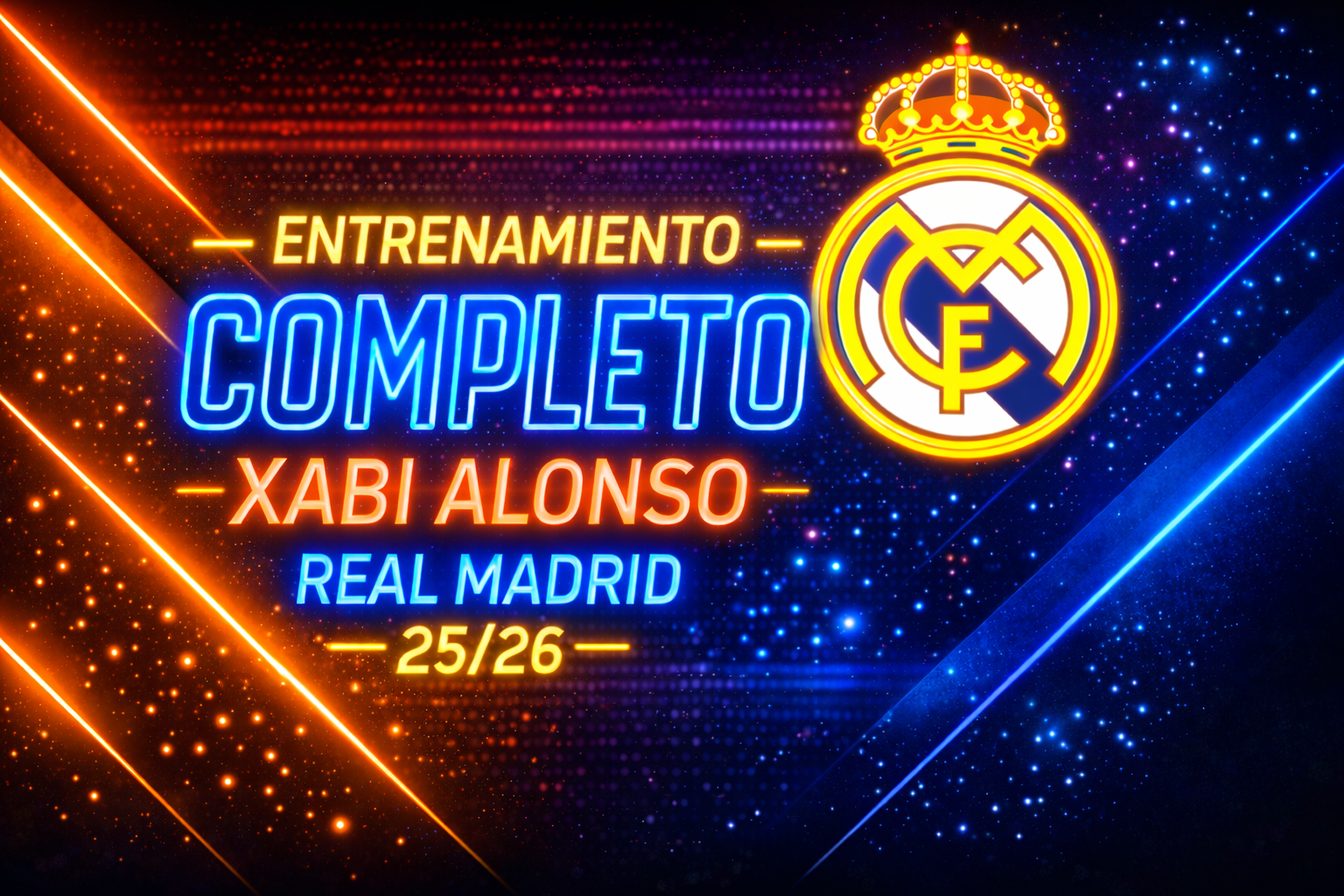 Real Madrid: Entrenamiento Completo | Xabi Alonso — Real Madrid 25/26